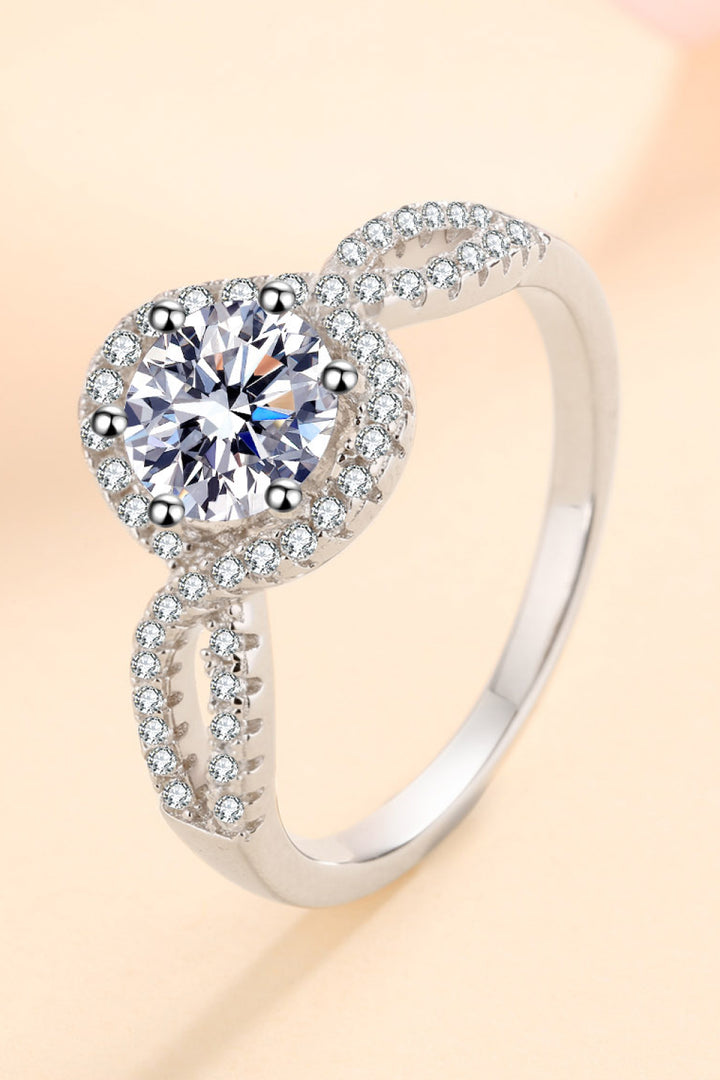 Feel The Joy, 925 Sterling Silver, Moissanite, Ring, Jewelry, Fashion, Accessories, Style, Elegant, Statement Piece