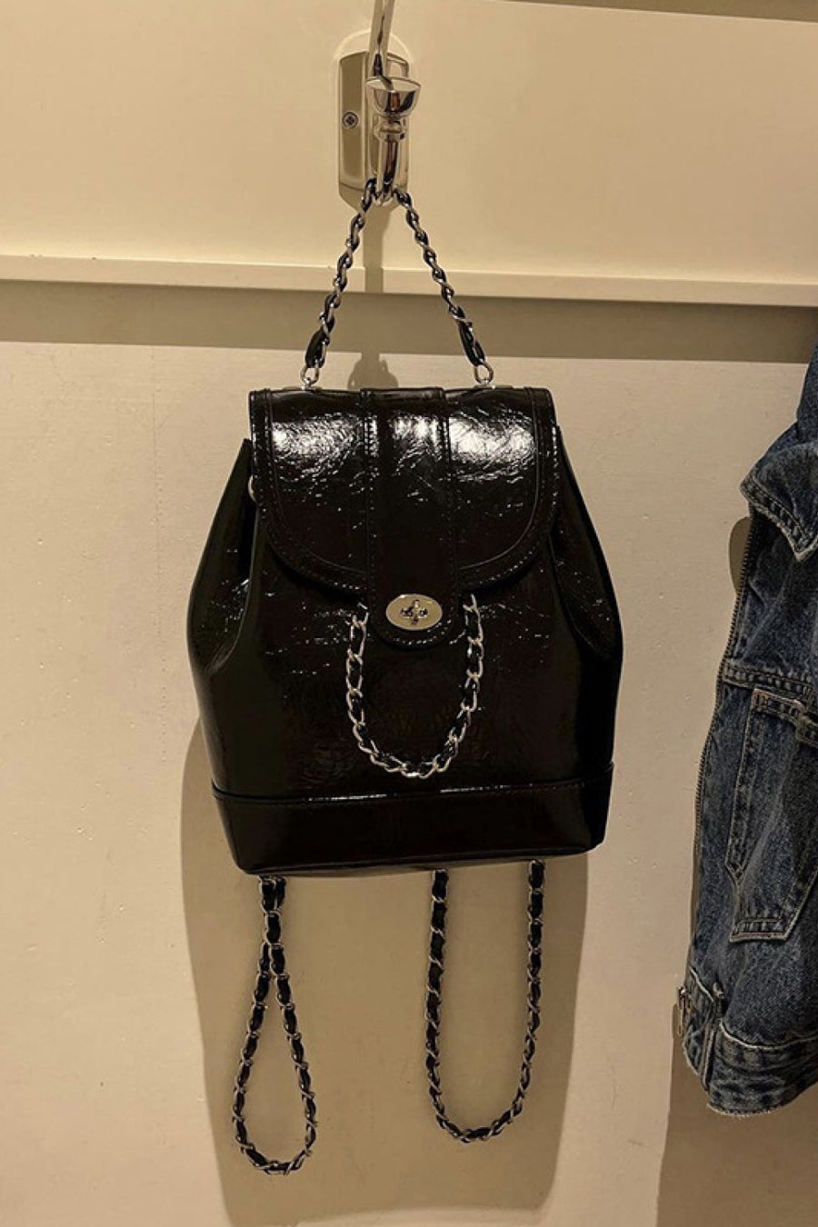 Baeful PU Leather Backpack