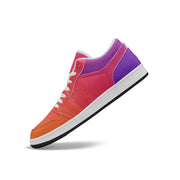 Sunset Tones Type 2 Low-Top AJ1 Leather Sneakers