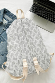 Printed Polyester Large Backpack