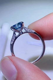 1 Carat Moissanite Ring, 4-Prong Moissanite Ring, Moissanite Engagement Ring, Lab-created Diamond Alternative, Sparkling Solitaire Ring, Gemstone Engagement Jewelry, Ethical Diamond Substitute, Brilliant Moissanite Stone, Timeless Jewelry Design, Affordable Luxury Ring.