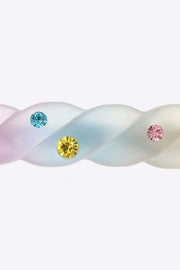 Gradient Rhinestone Resin Hair Pin