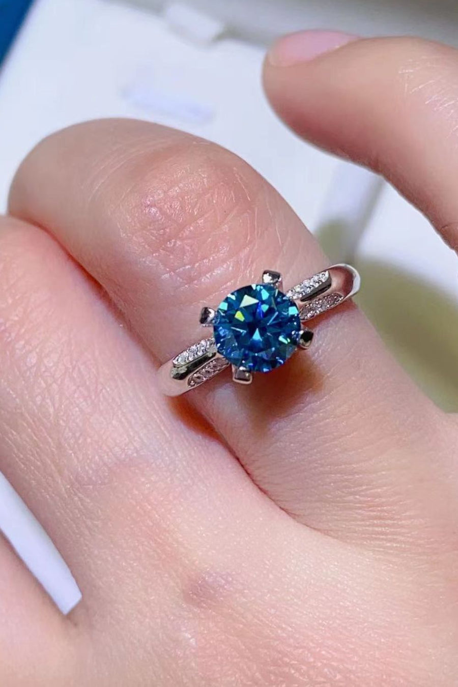 1 Carat Moissanite Ring, 4-Prong Moissanite Ring, Moissanite Engagement Ring, Lab-created Diamond Alternative, Sparkling Solitaire Ring, Gemstone Engagement Jewelry, Ethical Diamond Substitute, Brilliant Moissanite Stone, Timeless Jewelry Design, Affordable Luxury Ring.