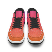 Sunset Tones Type 2 Low-Top AJ1 Leather Sneakers