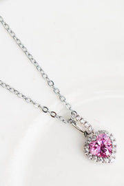 1 Carat Moissanite Necklace, Heart Pendant Necklace, Moissanite Jewelry, Statement Necklace, Sterling Silver Necklace, Lab-Created Gemstone Necklace, Affordable Luxury Jewelry, Sparkling Moissanite Pendant, Fashion Jewelry, Elegant Silver Necklace, Modern Jewelry, Gift for Her, Special Occasion Necklace, Romantic Jewelry
