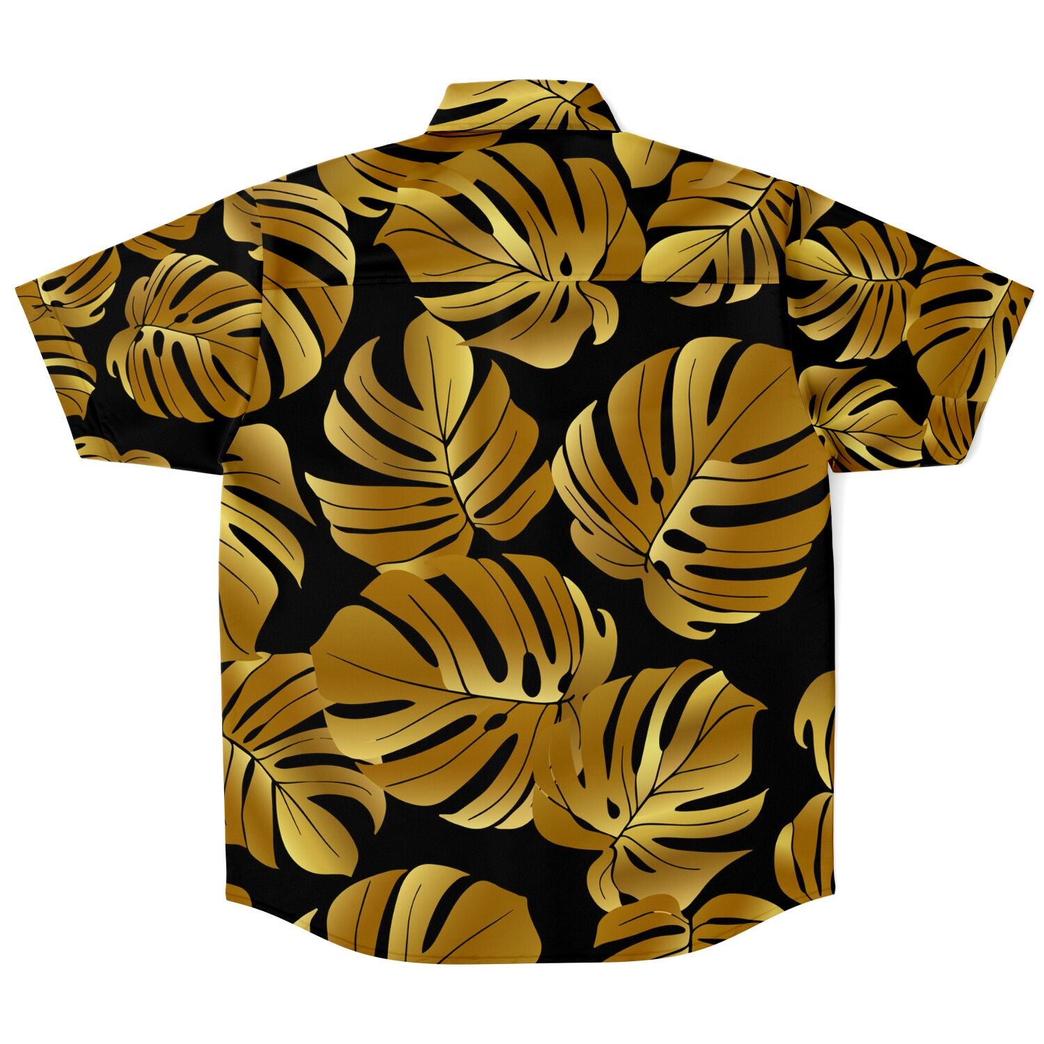 Tropical, Gold, Short Sleeve, Shirt, Apparel, Fashion, Casual Wear, Summer Wear, Style, Beachwear