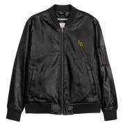LB Unisex Leather Bomber Jacket